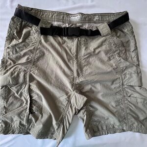 Coleman Men's Olive Green Outdoor Cargo Shorts